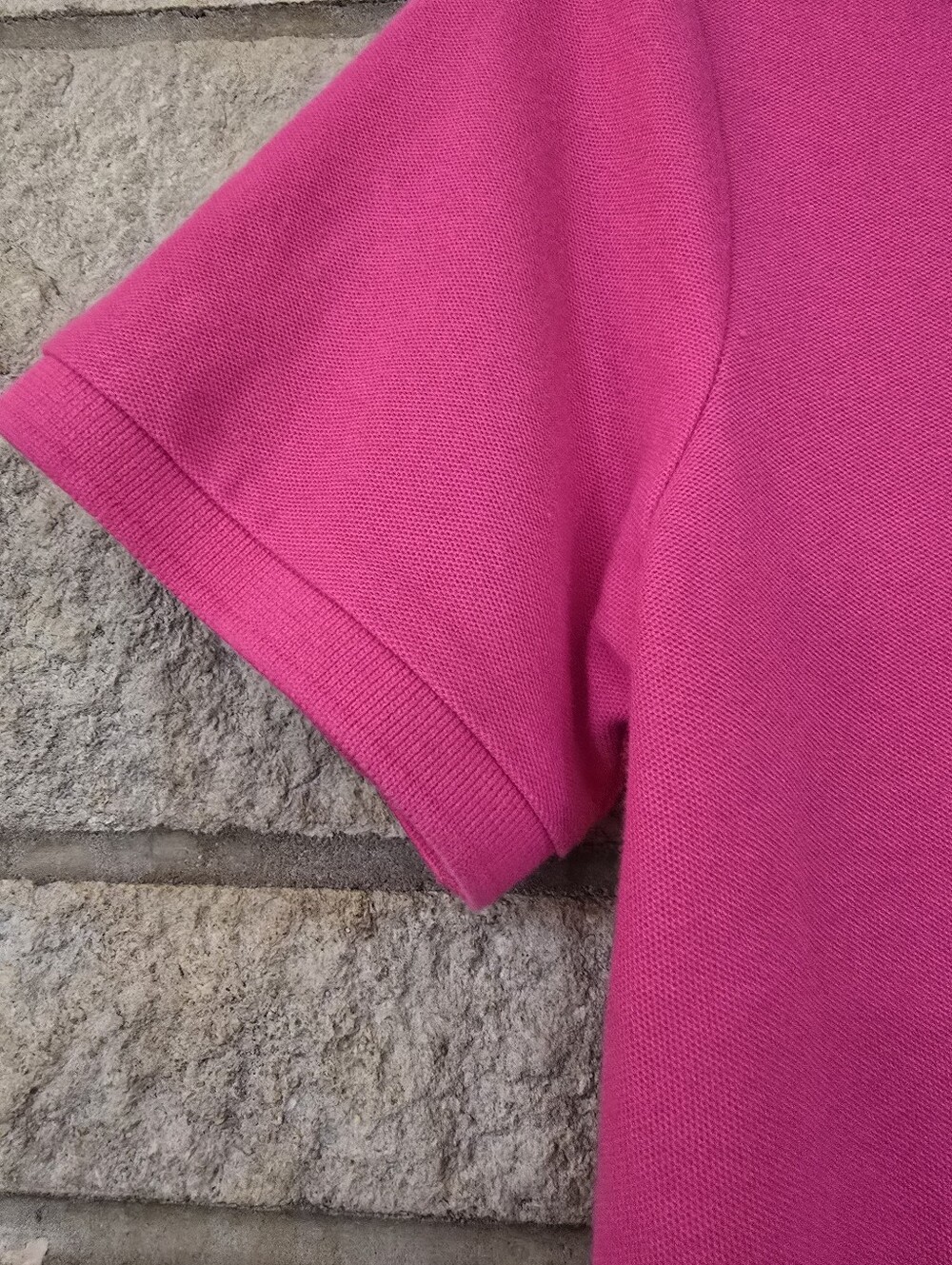 U.S. Polo Assn. Men’s Pique Short Sleeve Polo Shirt Pink, XS - Picture 4 of 9